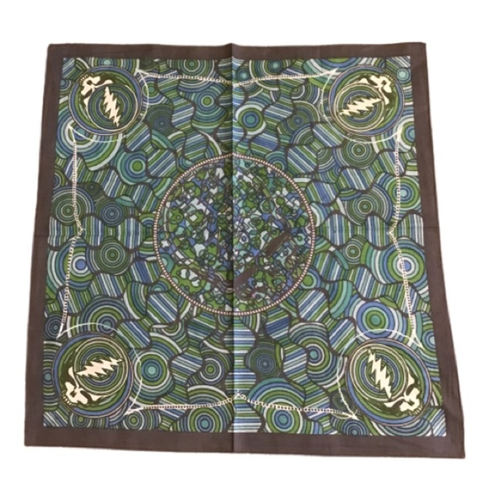 Blue n green steal your face bandana